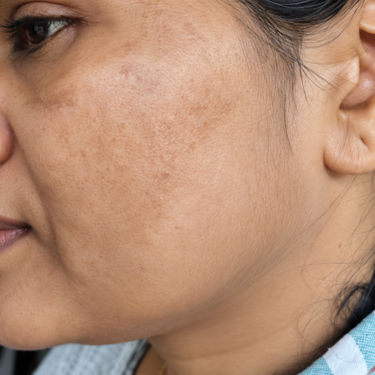 After pigmentation treatment