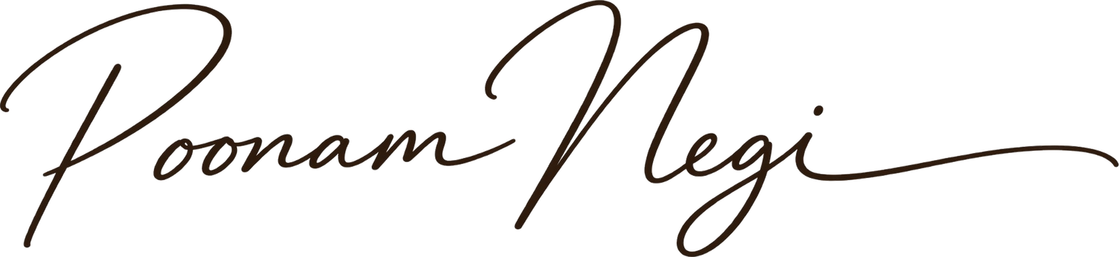 Dr. Poonam Negi signature